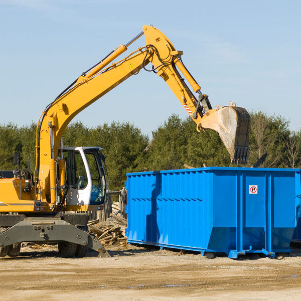 are there any restrictions on where a residential dumpster can be placed in Horseshoe Bay TX